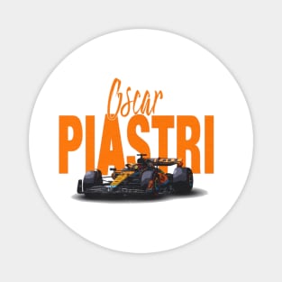 Oscar Piastri Racing Car Magnet